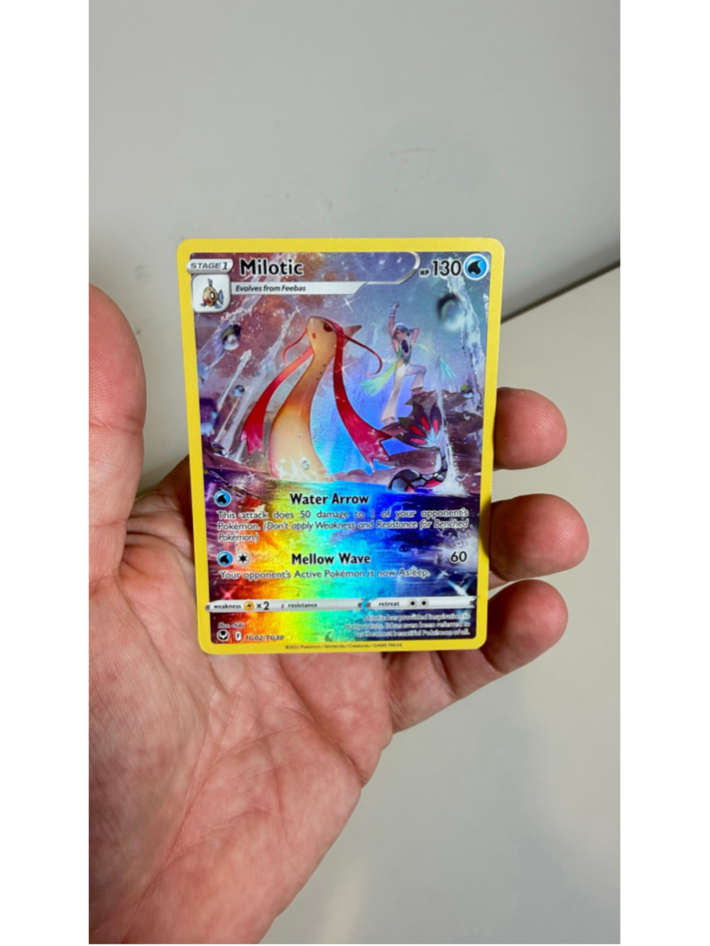 Pokémon Milotic TG02/TG30 Silver Tempest Trainer Gallery Holo Rare NM #17a